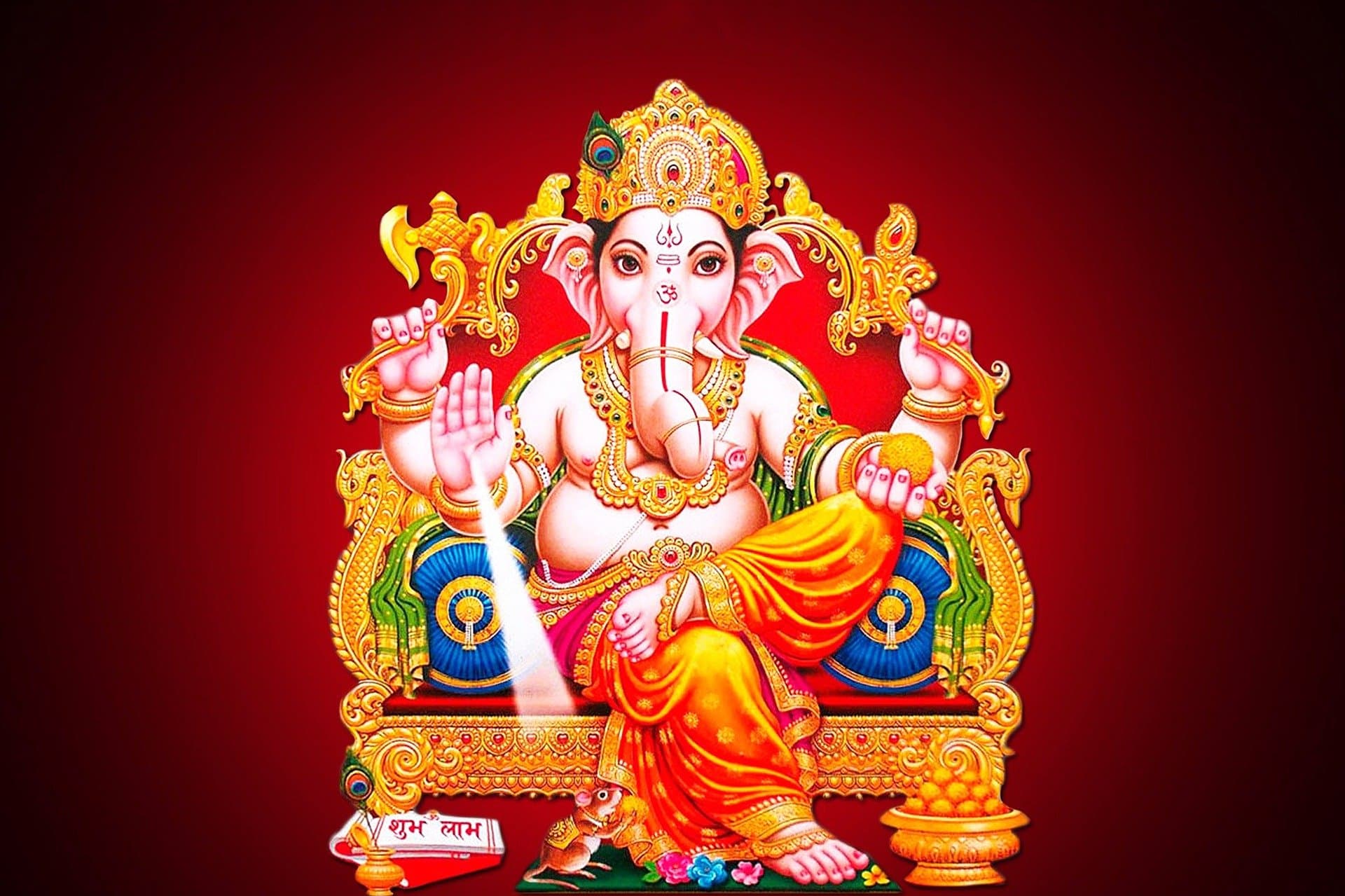 Ganesh deity image for online puja